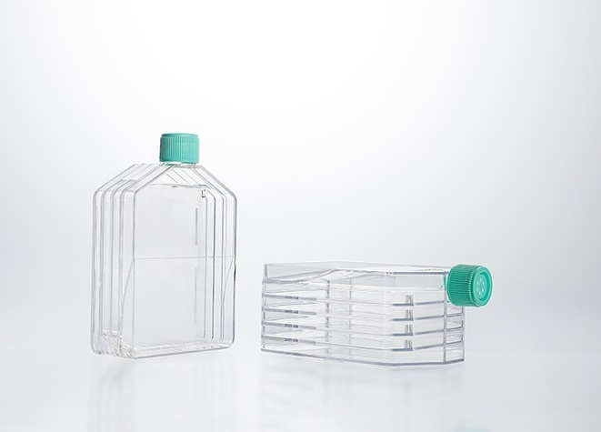 5 layers Tissue Treated Cell Culture Flask, 875cm², w/vent  cap, DNase/RNase-free, Sterilized, Case of 8